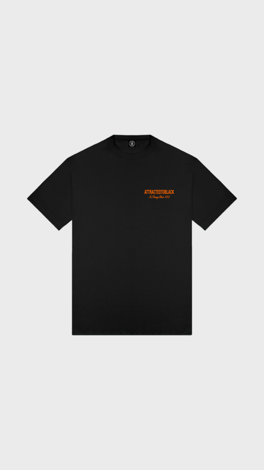 The In Orange Scripted Tee