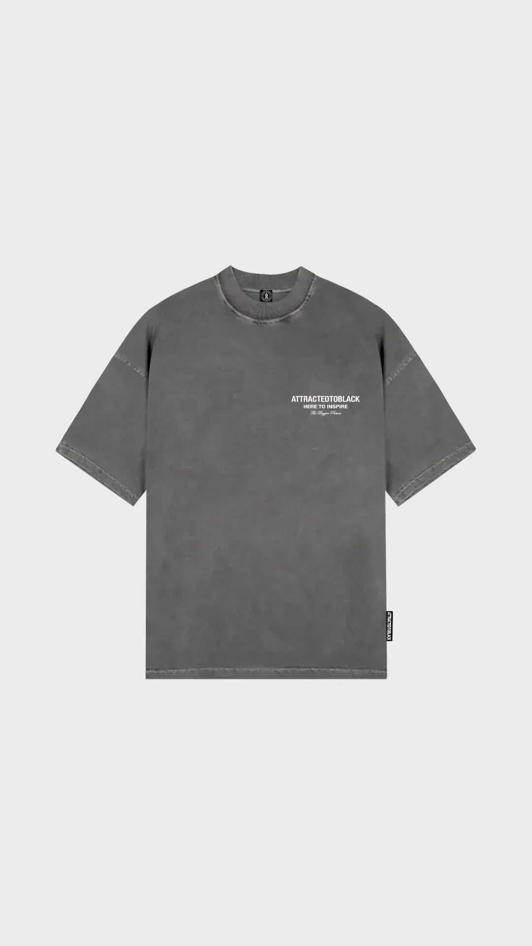 The Inspirator Oversized Tee - Attractedtoblack