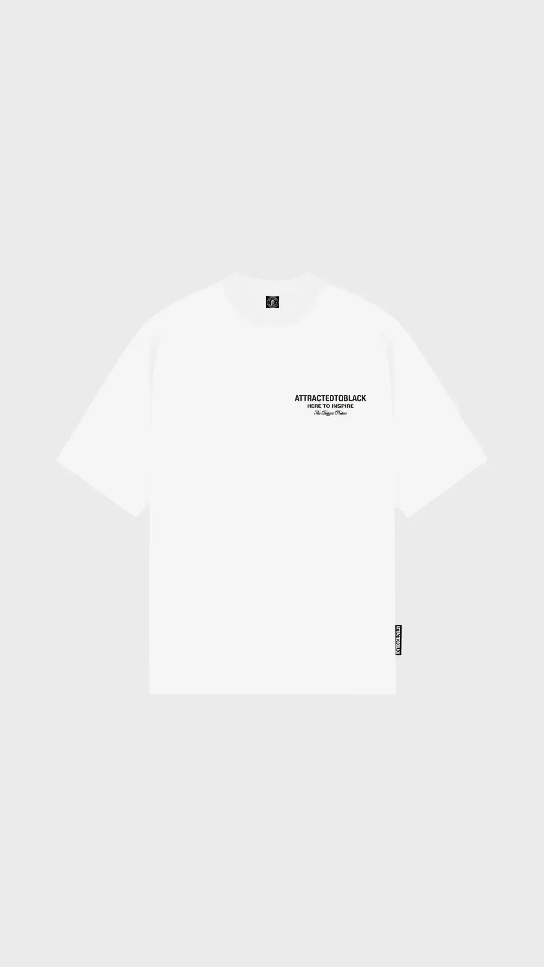 The Inspirator Oversized Tee - Attractedtoblack
