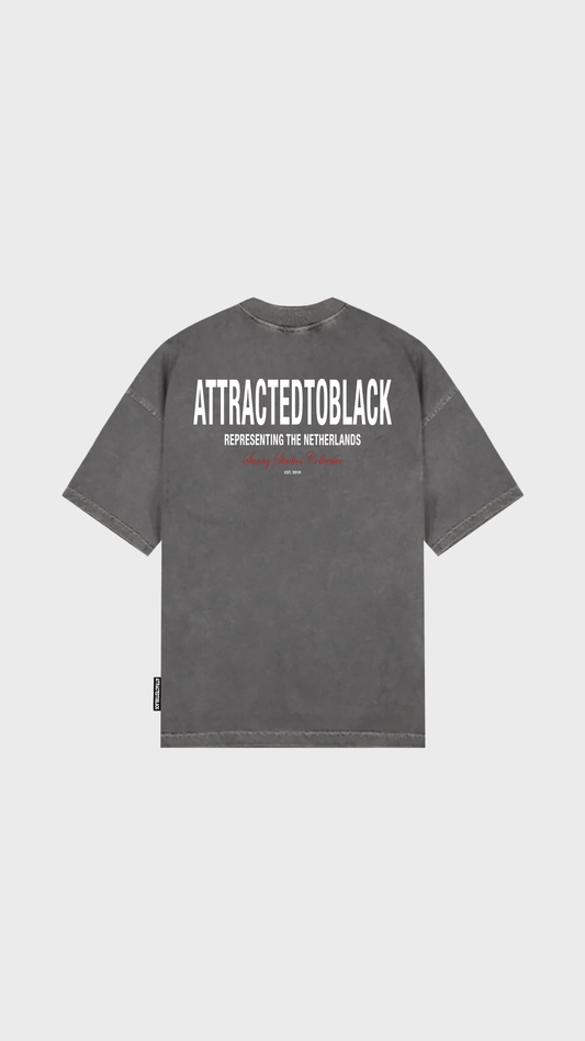 La camiseta de gran tamaño que representa
