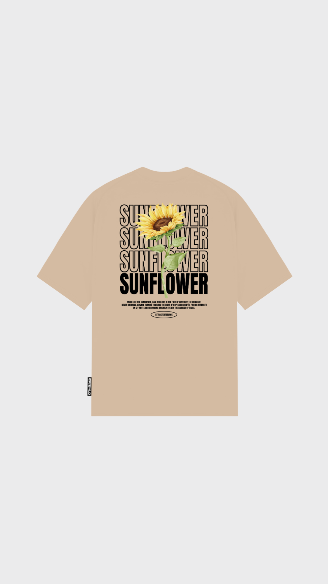 The Sunburst Oversized Tee - Attractedtoblack