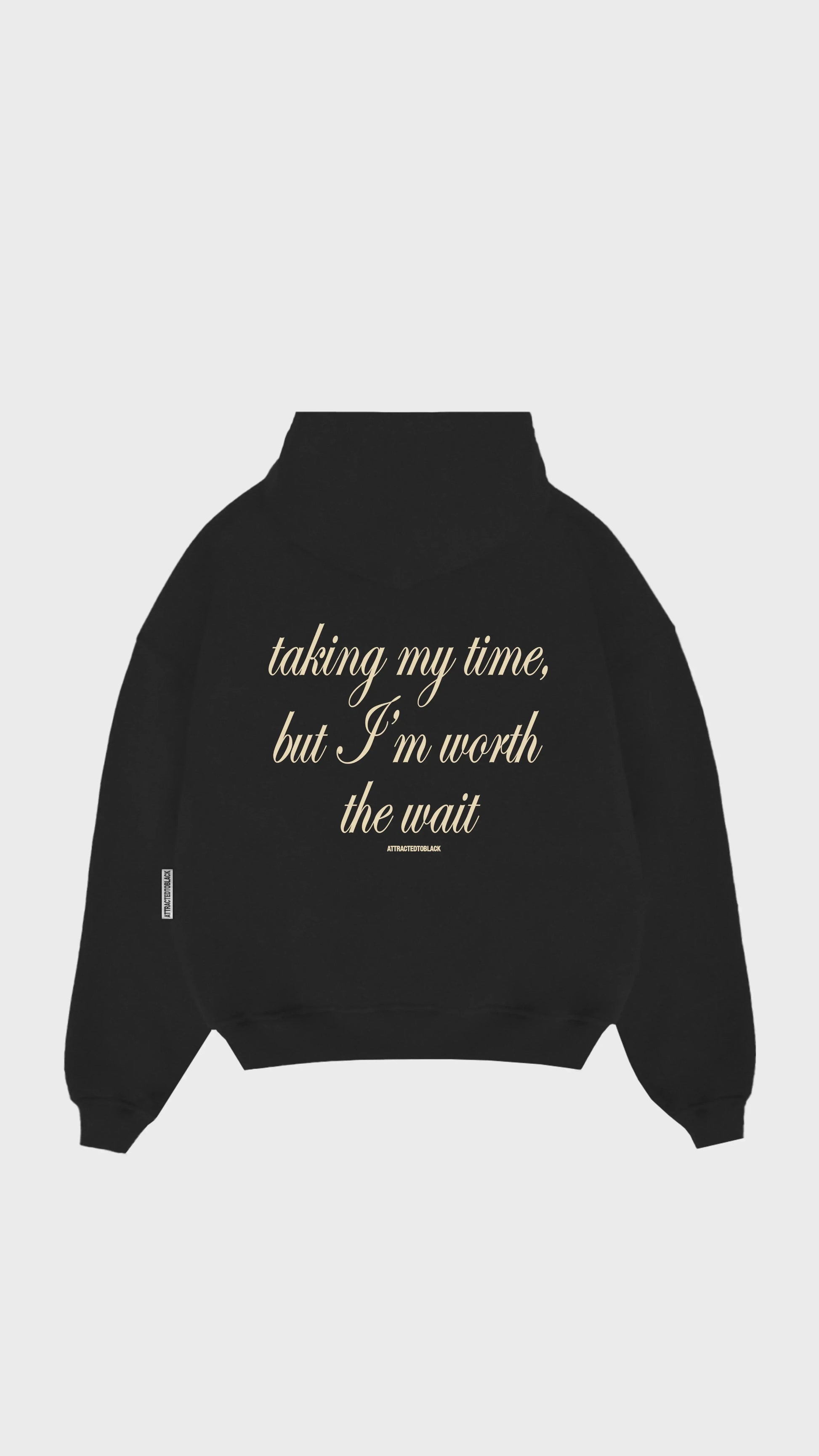 The Worth Hoodie - Attractedtoblack