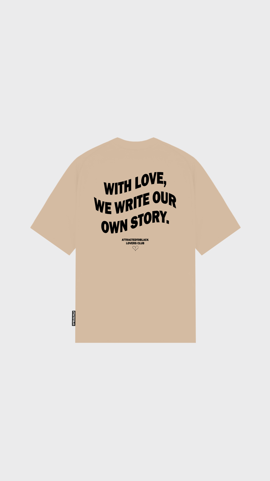 The Custom Tale Oversized Tee - Attractedtoblack