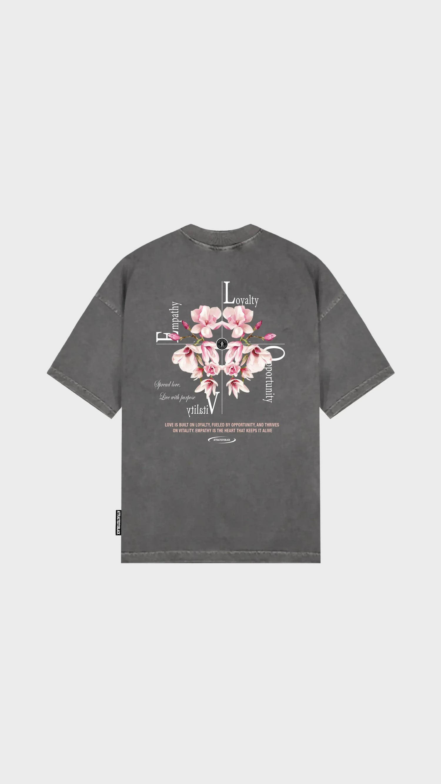 The Heartfelt Oversized Tee - Attractedtoblack
