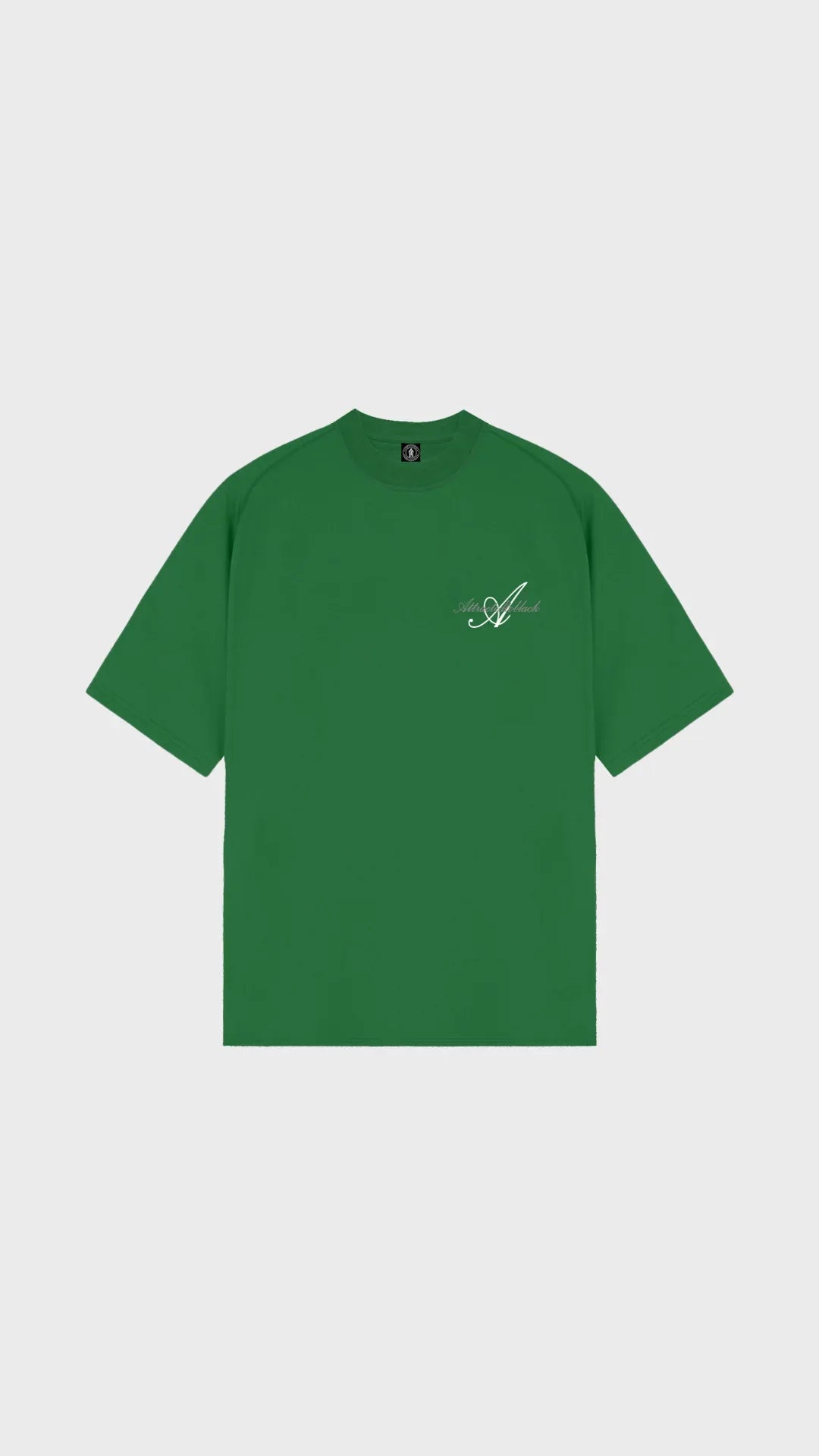 The Scripted Oversized Tee - Attractedtoblack