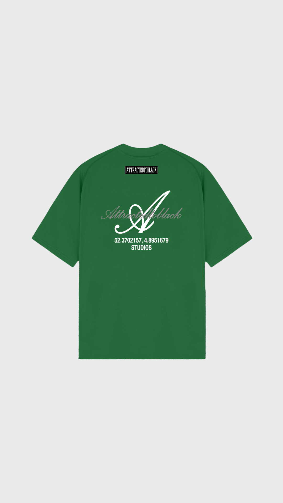 The Scripted Oversized Tee - Attractedtoblack