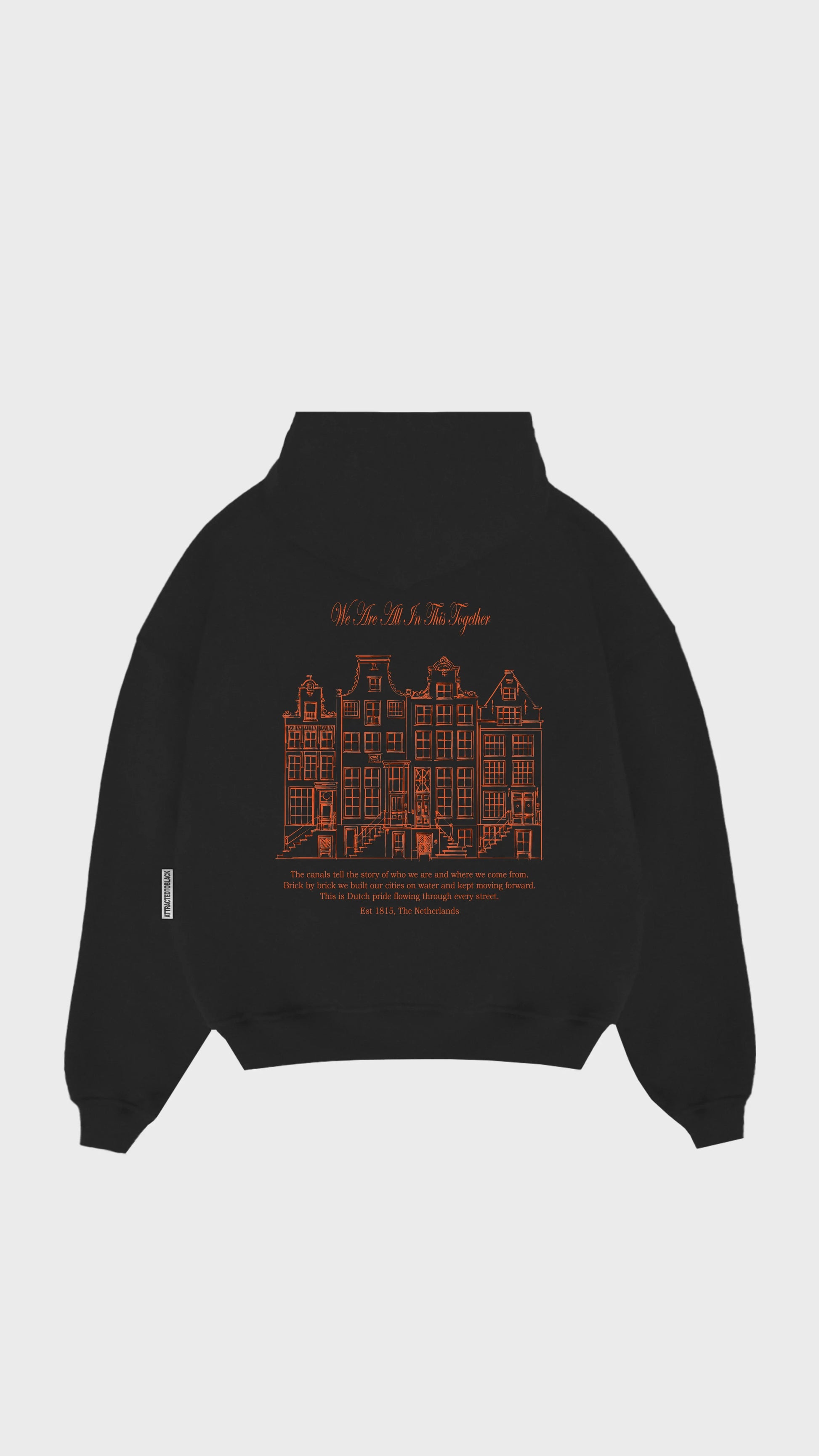The Canals Oversized Hoodie - Attractedtoblack