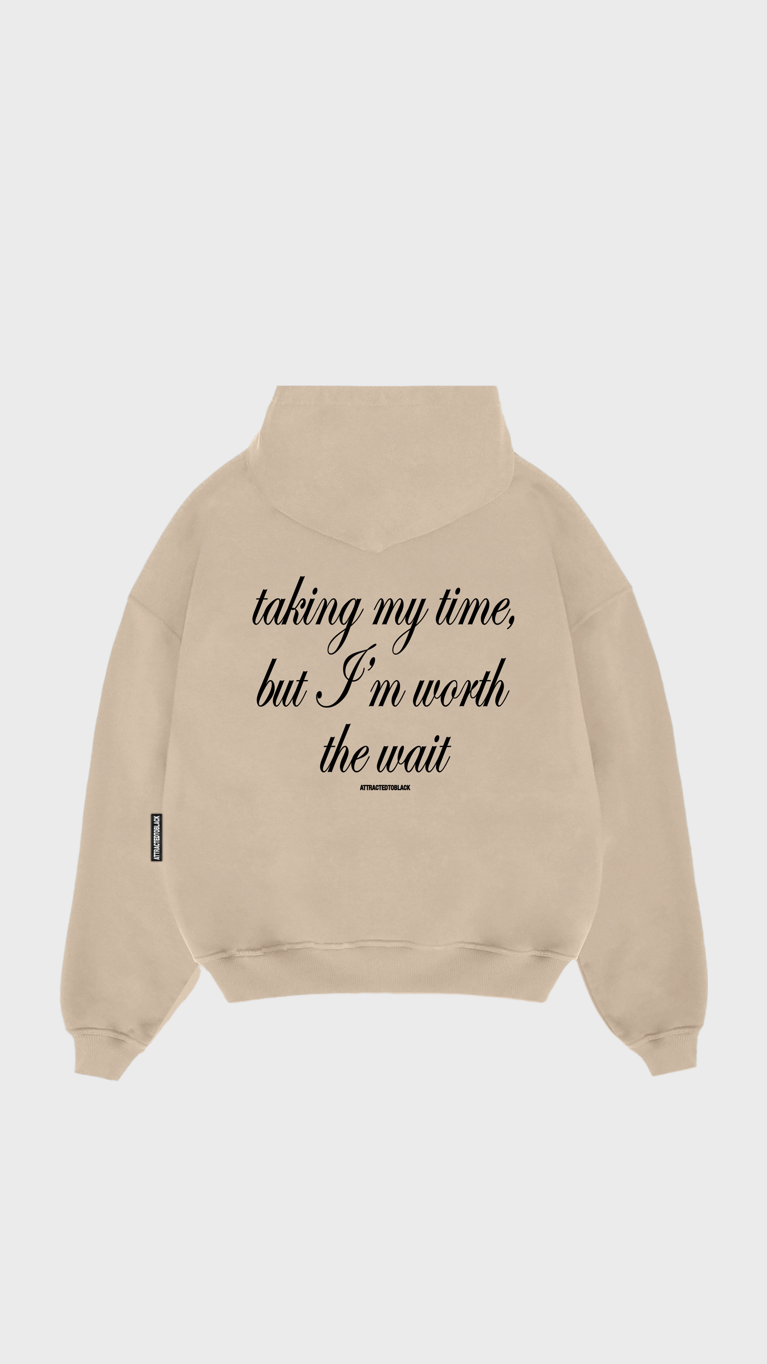 The Worth Hoodie - Attractedtoblack