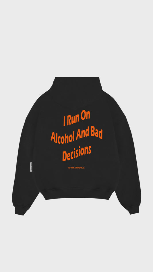 The Run Oversized Hoodie - Attractedtoblack