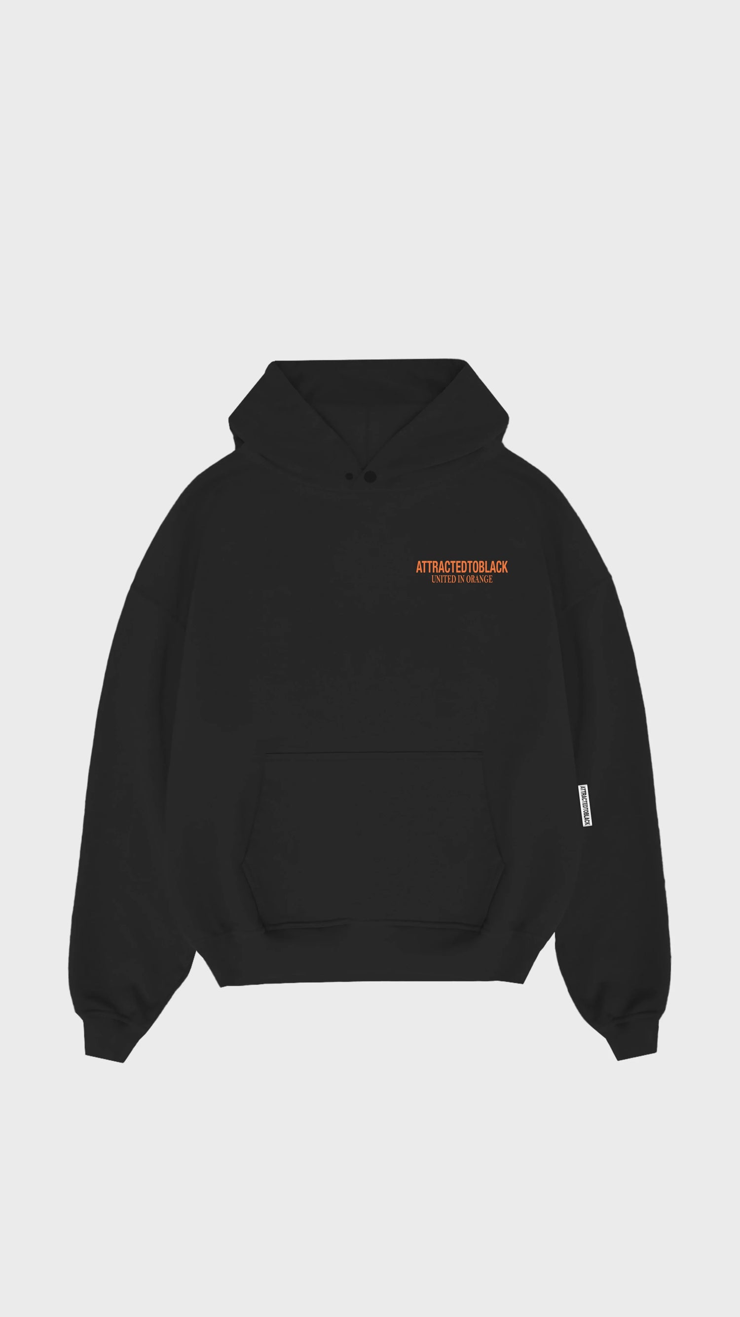 The In Orange Oversized Hoodie