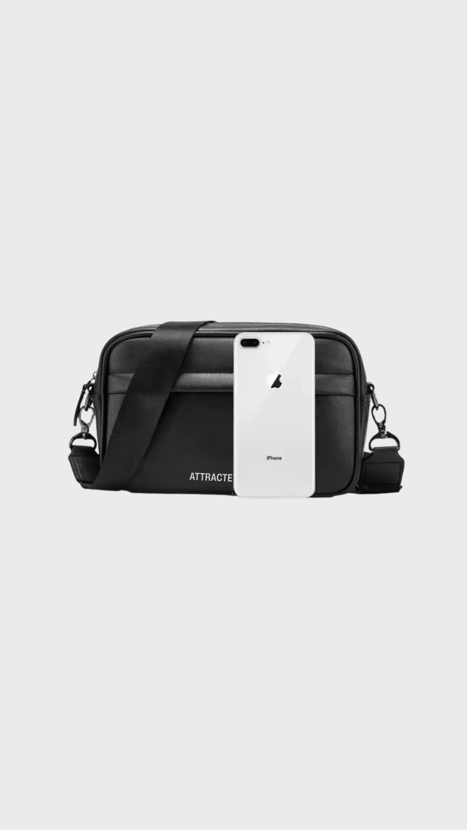The Pure Messenger Bag - Attractedtoblack