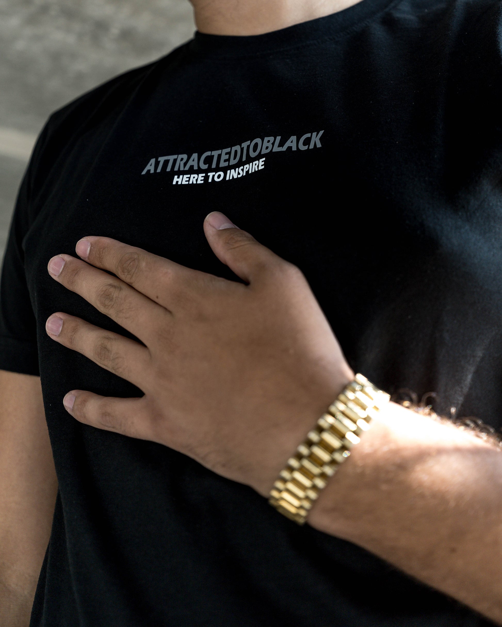 The Spark Inspiration Tee - Attractedtoblack