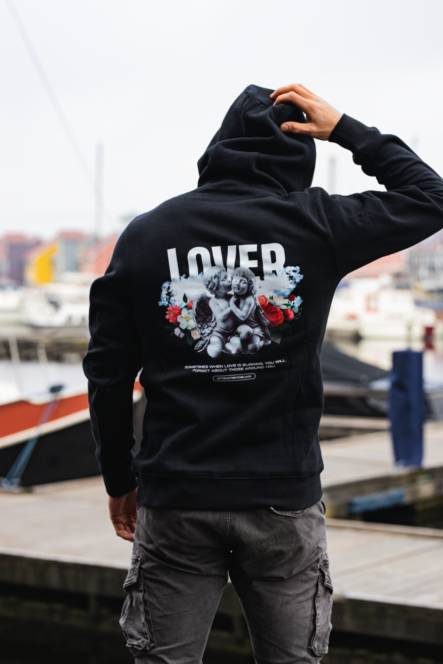 The Lover Hoodie - Attractedtoblack