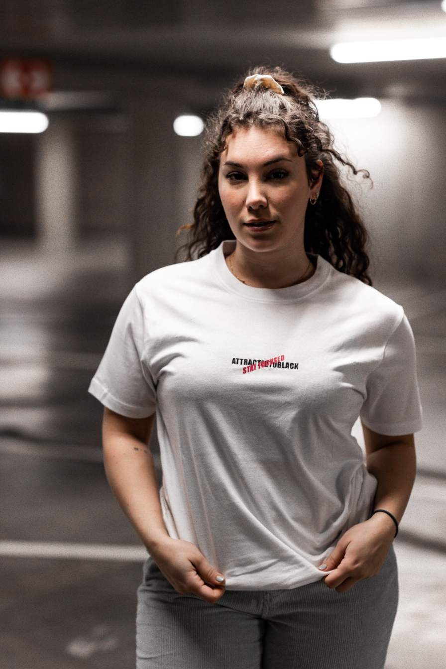 The Sharp Tee White - Attractedtoblack
