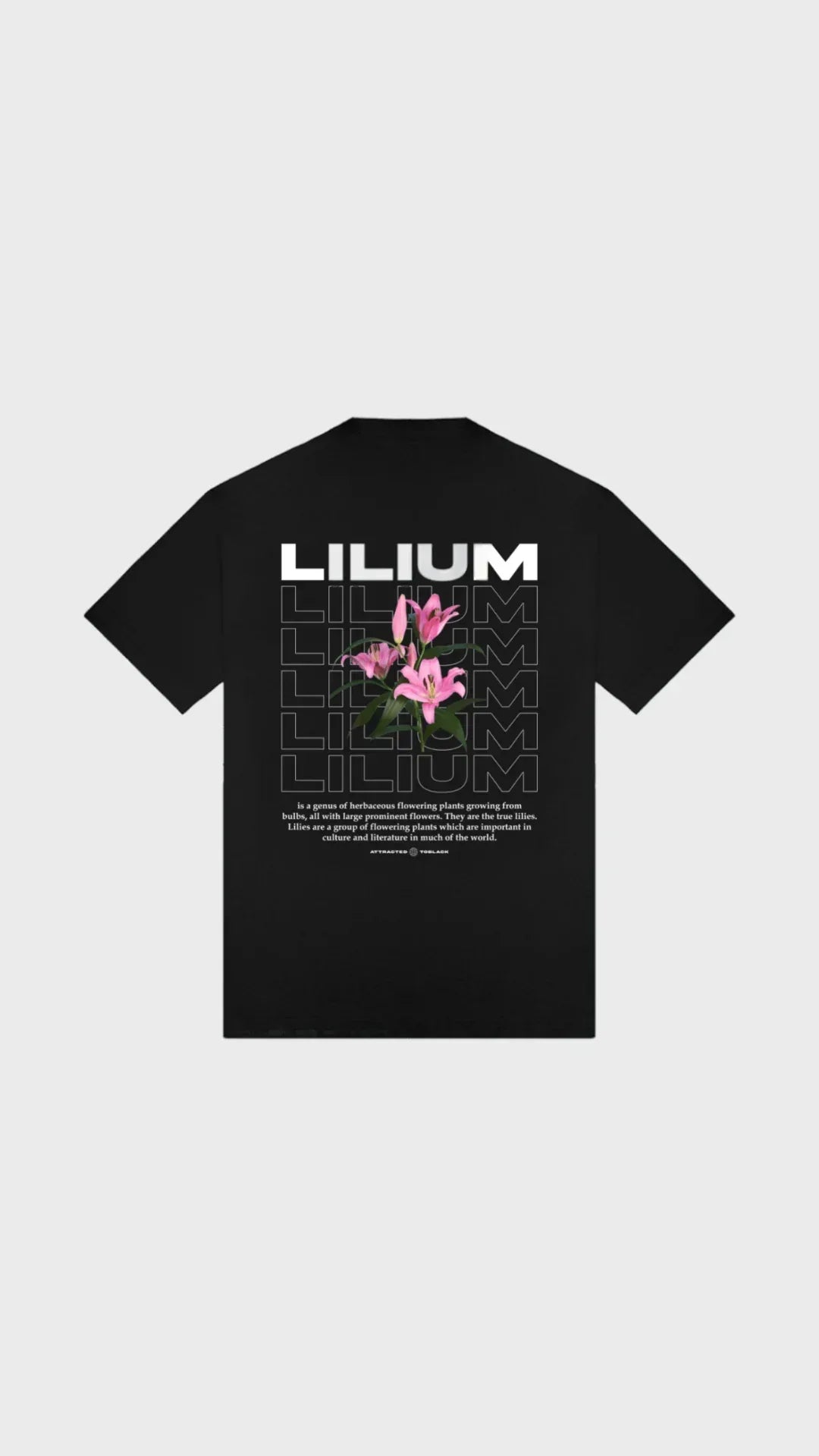 The Lilium Tee - Attractedtoblack