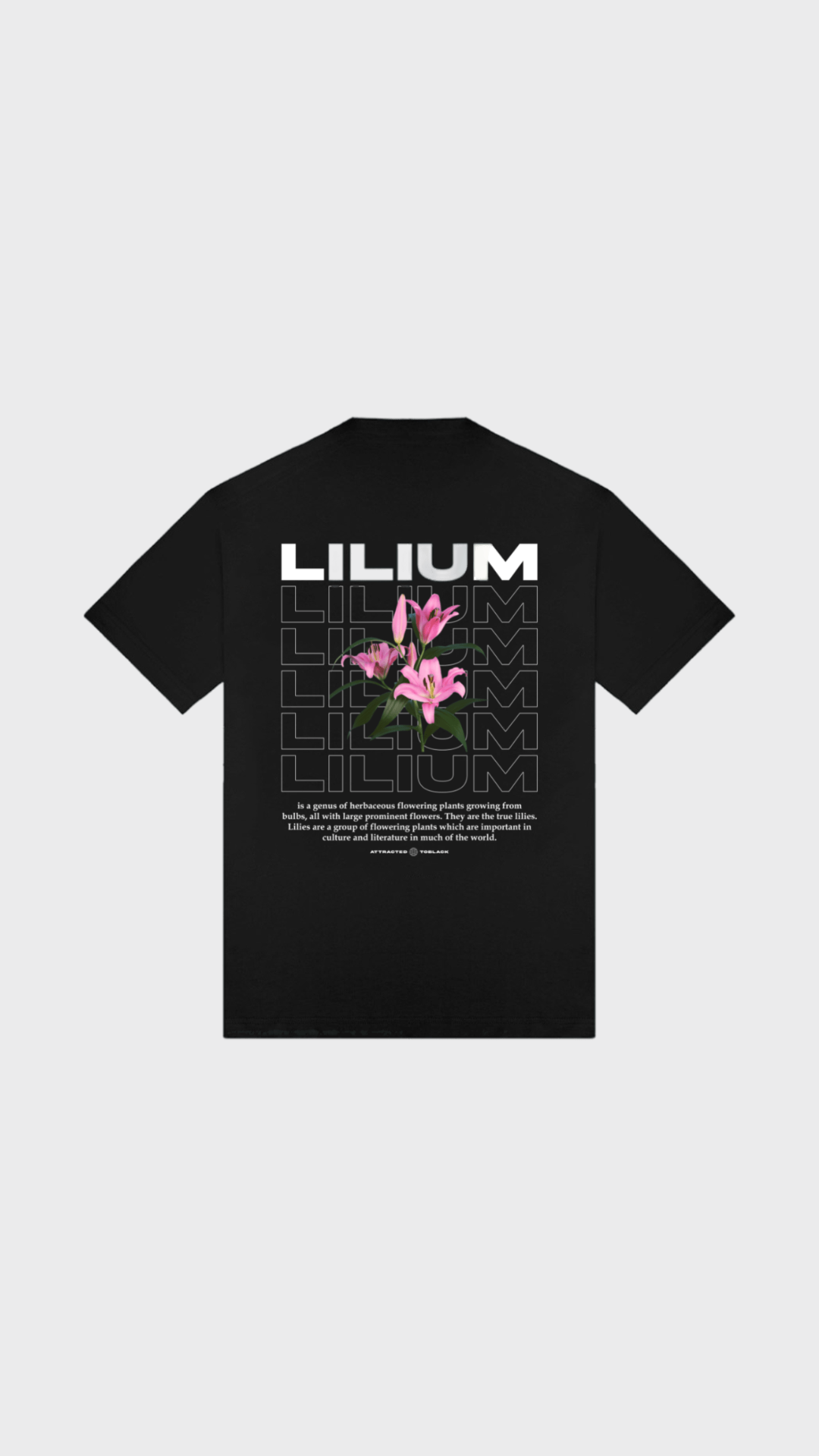 Lilium Tee - Attractedtoblack