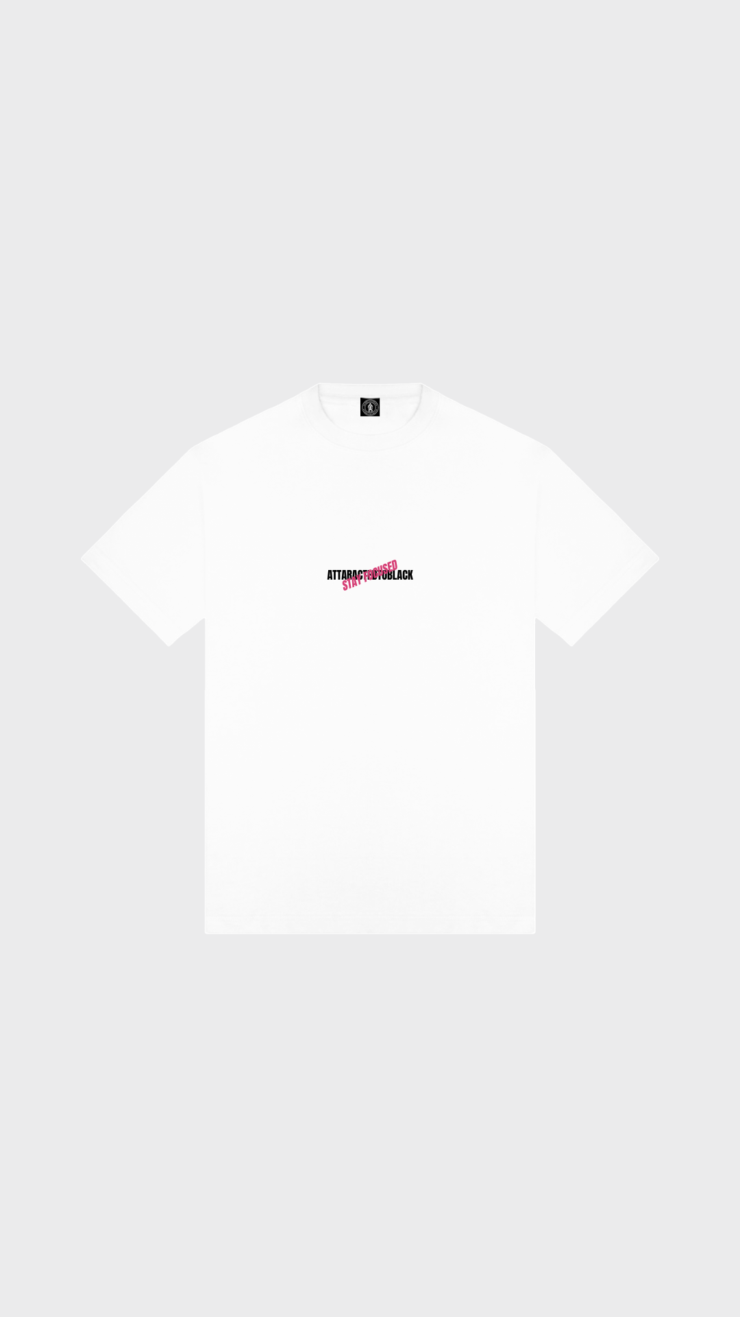 The Edged Tee White - Attractedtoblack