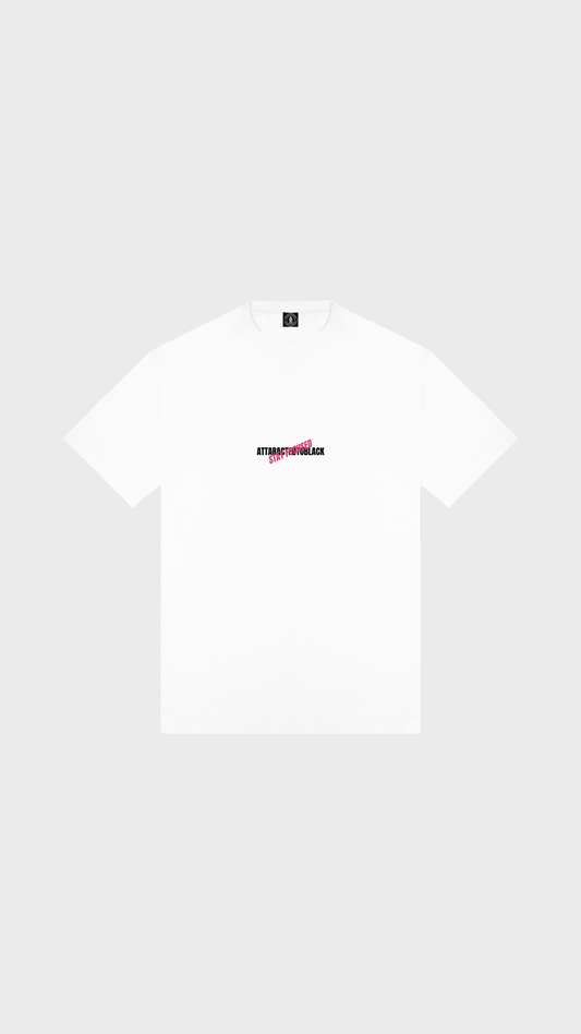 The Sharp Tee White - Attractedtoblack