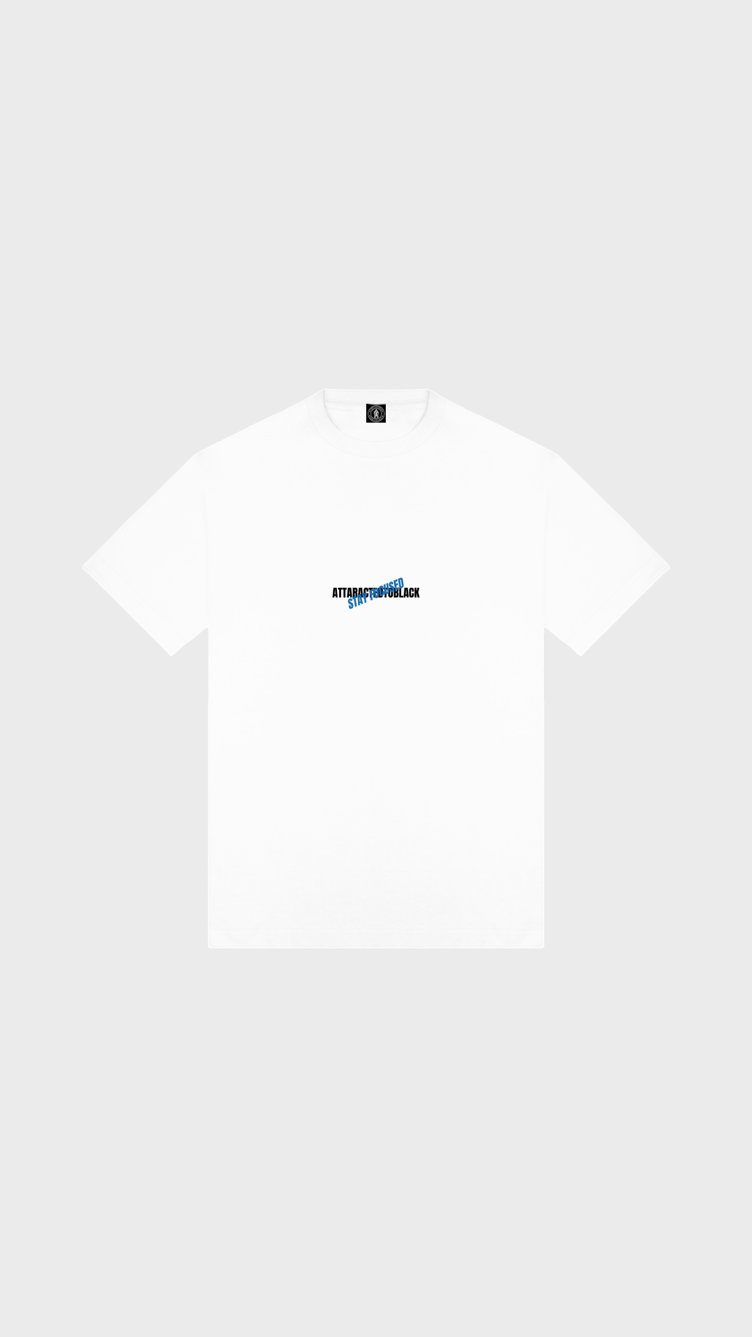 The Focus Tee White - Attractedtoblack