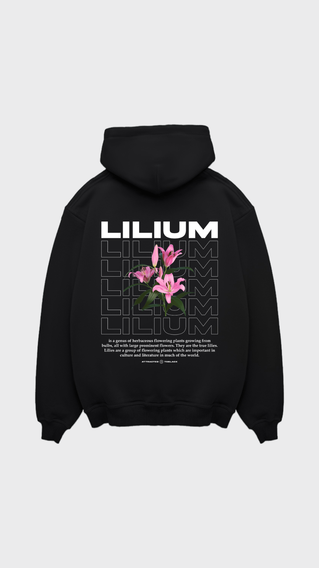 Lilium Hoodie - Attractedtoblack