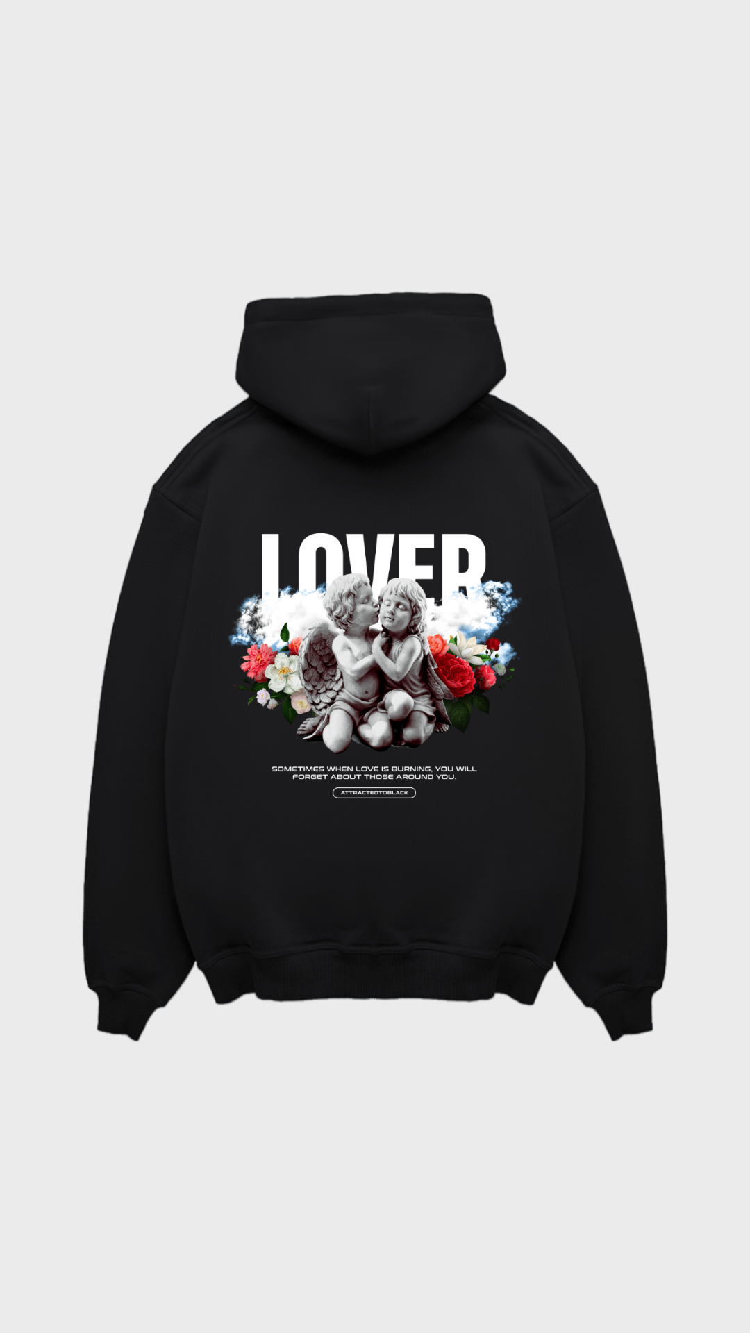 The Lover Hoodie - Attractedtoblack